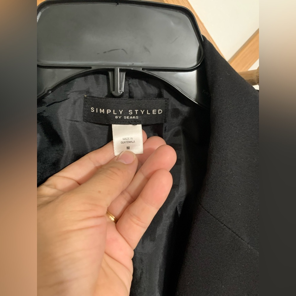 Simply Styled By Sears Women's 1-Button Blazer - image 3
